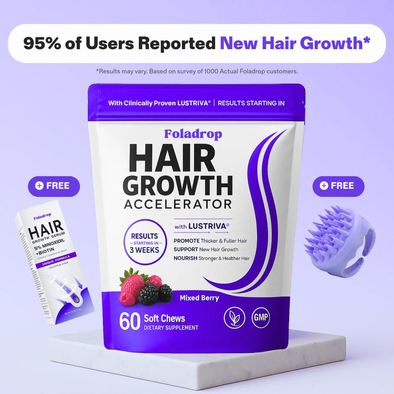 Get Healthier Hair in Just 3 Weeks with Clinically Proven Lustriva™ Tech